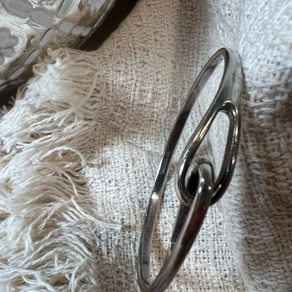 Tiffany & Co. Sterling Silver Infinity 925 Bracelet - Picture 4 of 7